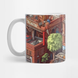 Isometric city Mug